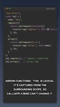 JavaScript `this`: 4 binding rules (and the arrow function twist)