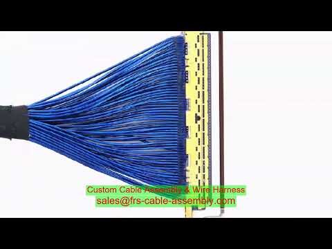 1.0mm Pitch IDC 02SR-3S 03SR-3S 04SR-3S 05SR-3S 10SR-3S Connector Cable Assembly