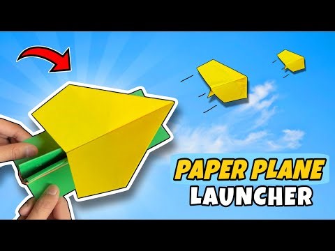 How to Make a Paper Plane Launcher [Easy DIY That Works]
