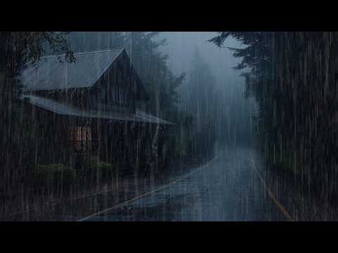 No Ads Rain Sounds for Sleeping - Heavy Rain Pouring on Tin Roof for Instant Relaxation & Sleep 28