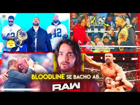 'Aa Gaye Gunde🥷🔥' New World Champion Roman Reigns & Bloodline is Back - WWE Raw Highlights