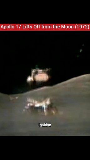 Apollo 17, NASA’s last crewed mission to the Moon in December 1972. On 14 December 1972, after completing their moonwalks and experiments, the astronauts blasted off from the lunar surface to rejoin the Command Module orbiting above the Moon. Imagine that moment — leaving the Moon, knowing humans would not return again for decades. The mission was organized by NASA, and the footage is public domain, meaning anyone can legally use and share it. 🎥 Video Credit: NASA / Wikimedia Commons File: Ap17