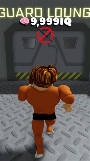 Bacon 🧠9,999IQ vs BARRY ALIEN BASE PRISON RUN #roblox #shorts