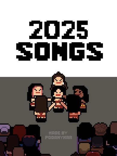 2025 songs recap (animation) @katseyeworld @sabrinacarpenter @raye @pinkpantheress @zaralarsson @rosalia @bp_tiktok @ladygaga @lorde @chappellroan @badbunny @bensonboone @tatemcrae @oliviadeano_ @justinbieber @dojacat @taylorswift #2025recap #2025 #animation #songs #katseye