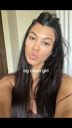 Embrace the Clean Girl Aesthetic with Kourtney Kardashian