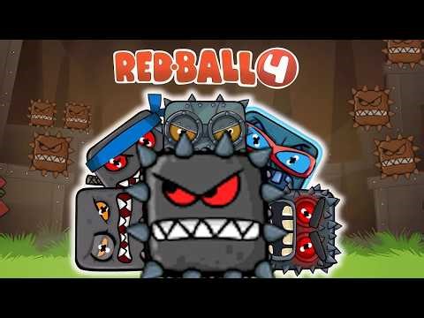 Red Ball 4 - Boom Box - All Levels - All Gold Medals - No Boss - Full Game - Gameplay Red Ball 4