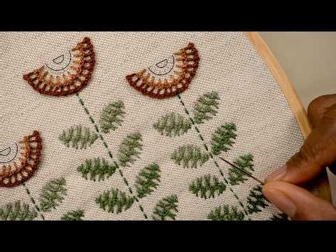 Relaxing Hand Embroidery : Floral Pattern (PDF)