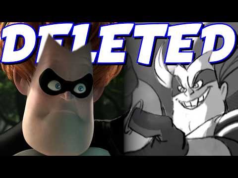 The DELETED SCENES of Pixar's Incredibles...