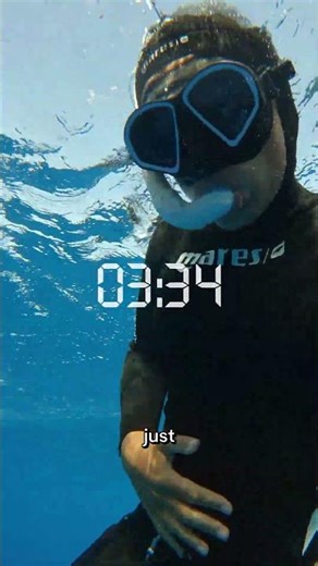 A 4 minute breath hold: Day #2 of becoming Pro Freedivers #freediving #staticapnea #breathhold #aida