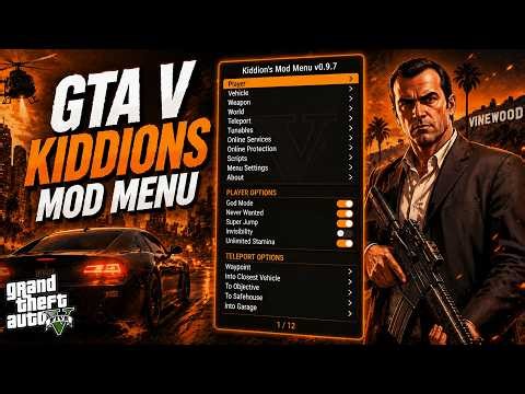 [NEW] GTA 5 Mod Menu PC 2026 / Free Kiddions Cheat, Money Hack & Online Mods (WORKING)