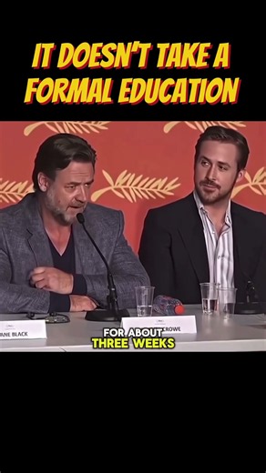 Russell Crowe speaks on the path he took to becoming an actor.