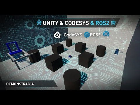 ROS2, CODESYS & Unity: Advanced Production Line Simulation with LiDAR Mapping
