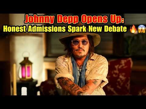 Johnny Depp Opens Up: Honest Admissions Spark New Debate 🔥😱