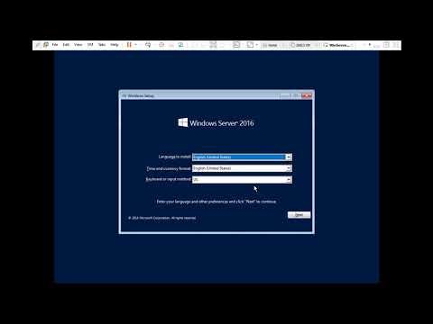 03 Windows Server 2016 Instalation