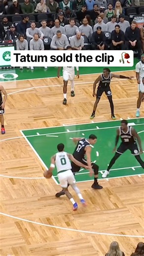 Jayson Tatum had Michael Porter Jr. lost but sold the clip 😅