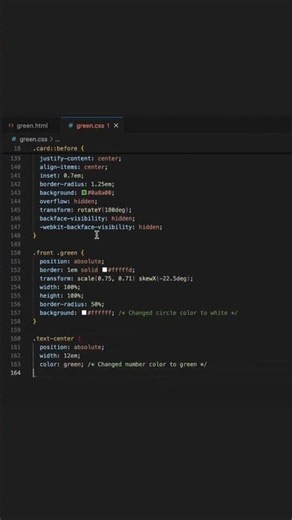 make a simple card using html css and javascript
