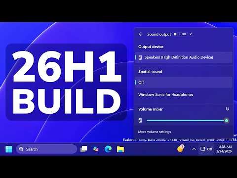 New Windows 11 26H1 Build – New Quick Settings, File Explorer and Fixes in Canary (28020.1743)
