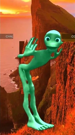 Green Alien Dance challenge accepted 👽🔥