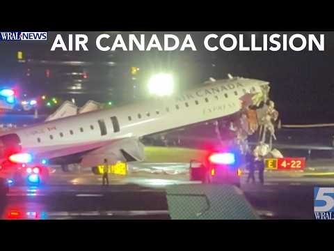 LaGuardia Airport: At least 2 killed in Air Canada flight collision with firetruck