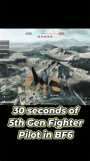 5th Gen Fighter Pilot Thing in BF6 #onlyinbattlefieldmoments #gaming #youtubegaming