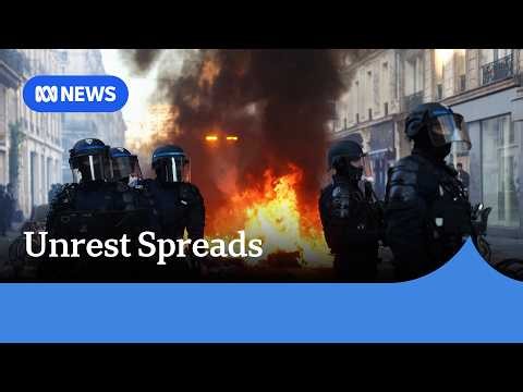 French cities like a 'war zone' as violent protests spread | ABC NEWS