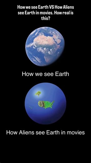 Future Space World on Instagram: "How we see Earth VS How Aliens see Earth in movies"