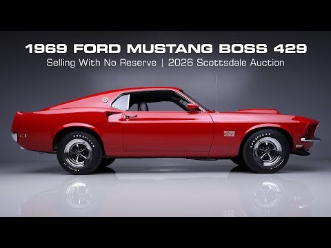 FIRST LOOK - 1969 Ford Mustang Boss 429 - BARRETT-JACKSON 2026 SCOTTSDALE AUCTION