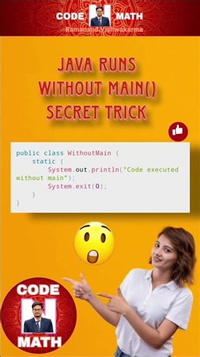 Java runs without main function? 😳#shortvideo #viral #reels
