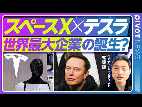 【スペースX×テスラ。世界最大企業の誕生か】スペースX上場のインパクト/宇宙×AI×ロボ×半導体/宇宙上に製造業が生まれる/気候変動から地球を救う？