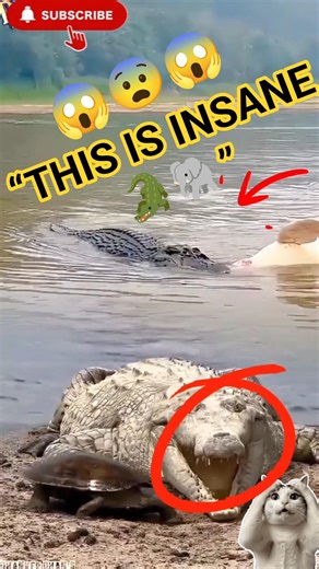 🔥 CROCODILE ATTACKS ELEPHANT! The Ending Is Unbelievable 😱