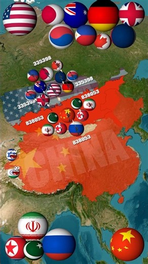 🇺🇸 USA vs 🇨🇳 China: Is WW3 Coming? 🌍 | What If a Global Conflict Begins? | Map Animation #usa