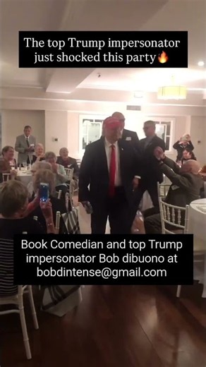 Trump impersonator 🤣🤣 #florida #texas #wedding #eventbooking #ceo #newyork #trump