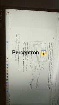 Confused about Perceptron Class X AI 417 #perceptron #class10ai #biasinperceptron