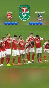 FULL Penalty Shootout – Arsenal vs Crystal Palace | Carabao Cup