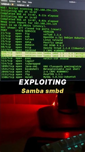 🔥 Metasploit Just Hacked This Vulnerable Lab! 😳 | Samba Exploit #Shorts