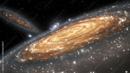 Bright cosmic explosion with glowing light rays and distant galaxies in deep space starfield background