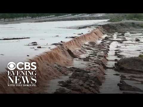 New Mexico dam on brink of failing amid flood emergency