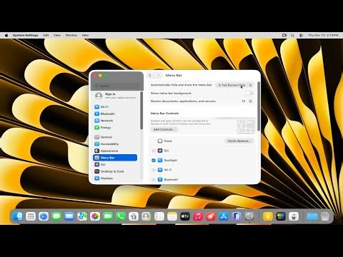 How To Automatically Hide and Show Menu Bar on macOS [Guide]