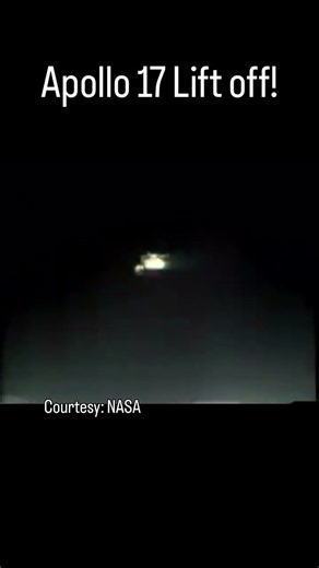 Apollo 17 lifted off for the last time to end the Apollo Era in 1972! #apollo #apollomission