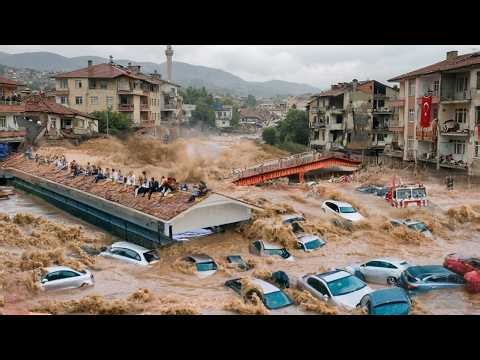 Türkiye Went Under Water! Kadirli Hit by Massive Flooding as Rivers Overflow, People Trapped