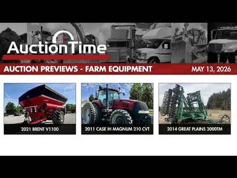 Farm Equipment Auction Preview - May 13, 2026