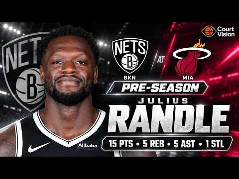 Julius Randle - 15 Points, 5 Assists, 5 Rebounds vs Heat - 2026-27 Preseason