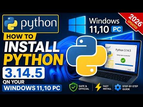 How to Download & Install Python 3.14. 5 on Windows 11 (2026)