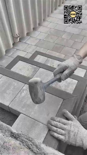 Building Concrete Stairs Using Interlocking Paving Blocks #9forge