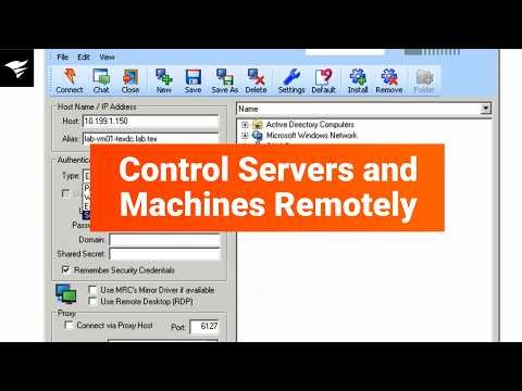 Control Servers and Machines Remotely | SolarWinds Dameware Mini Remote Control