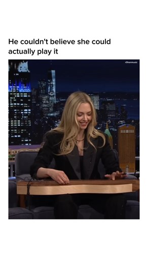 rOh@n / music on Instagram: "Amanda Seyfried impressed audiences on The Tonight Show with Jimmy Fallon by covering Joni Mitchell’s “California” while playing the dulcimer. Her gentle voice and confident playing caught Jimmy Fallon by surprise, and he couldn’t believe how well she could sing and play at the same time California by Joni Mitchell was released in 1971 on her acclaimed album Blue and was written during her travels in Europe, a time when she was experiencing homesickness and emotional