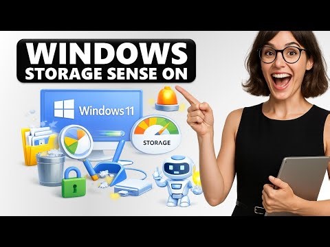 How to CLEAN UP WINDOWS 11 with STORAGE SENSE and HIBERNATION OFF