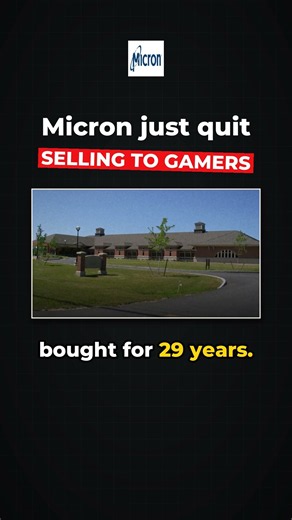 Micron Killed Crucial. A Data Center Pays Better Than You.