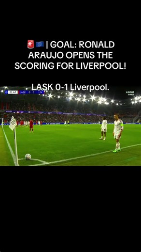 🚨🇪🇺 | GOAL: LASK 0-1 Liverpool. #liverpool #championsleague #fyp #premierleague #england