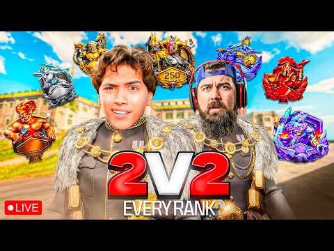2v2 vs EVERY Warzone Rank with CPREDS